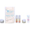 The Organic Pharmacy Rejuvenating Skincare Gift Set 10ml Antioxidant Cleansing Jelly + 10ml Enzyme Peel Mask + 10ml Rose Plus Age Renewal + 5ml Rose Plus Collagen Complex + 5ml Rose Plus Brightening Lotion + Organic Muslin Cloth