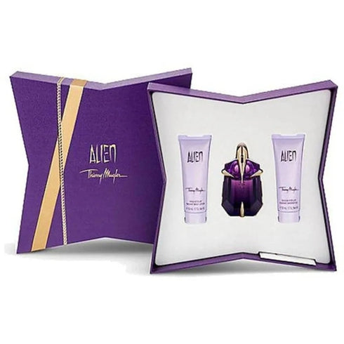 Thierry Mugler Alien Gift Set 30ml EDP + 50ml Body Lotion + 50ml Shower Gel