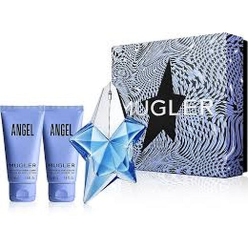 Thierry Mugler Angel Gift Set 25ml EDP Refillable + 50ml Body Lotion + 50ml Shower Gel