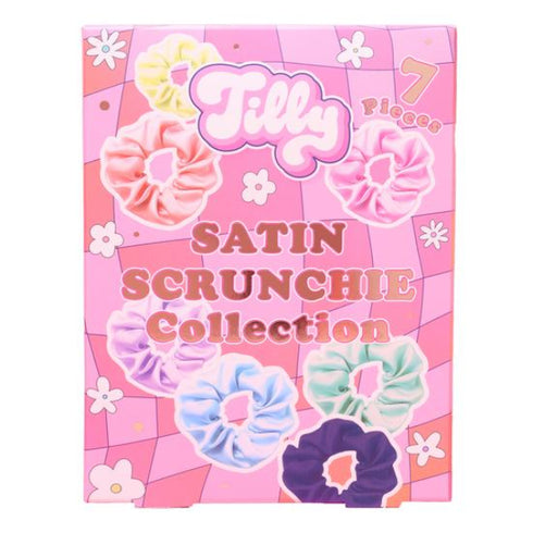 Tilly Satin Scrunchie Collection Gift Set 7 Pieces