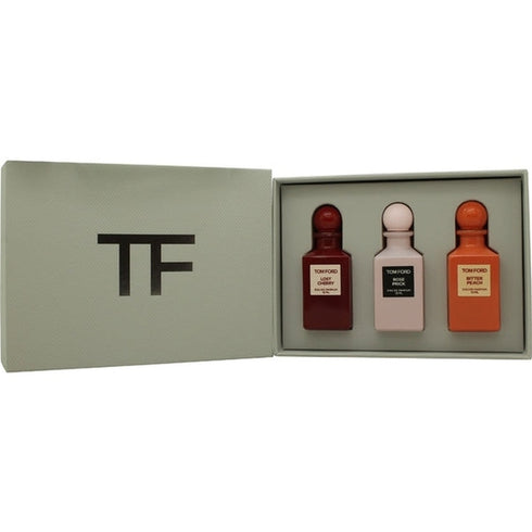 Tom Ford Private Blend Mini Decanter Gift Set 12ml Rose Prick EDP + 12ml Lost Cherry EDP + 12ml Bitter Peach EDP