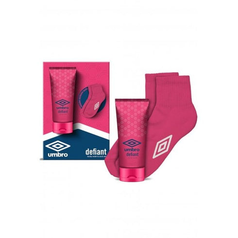 Umbro Defiant Gift Set 150ml Body Wash + Sports Socks