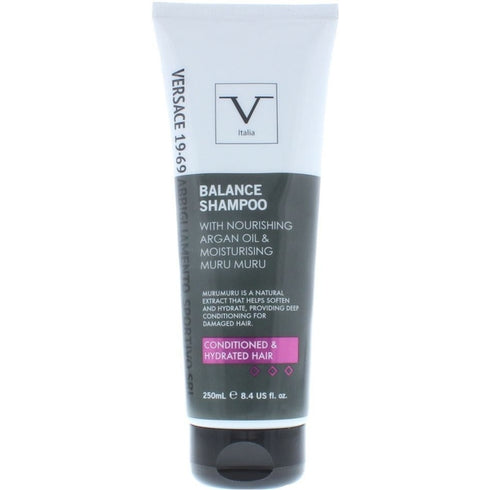 V Italia Balance Shampoo With Nourishing Argan Oil Moisturising Muru Muru 250m