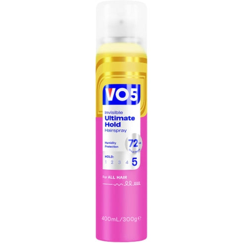VO5 Invisible Ultimate Hold Hairspray 400ml - 5