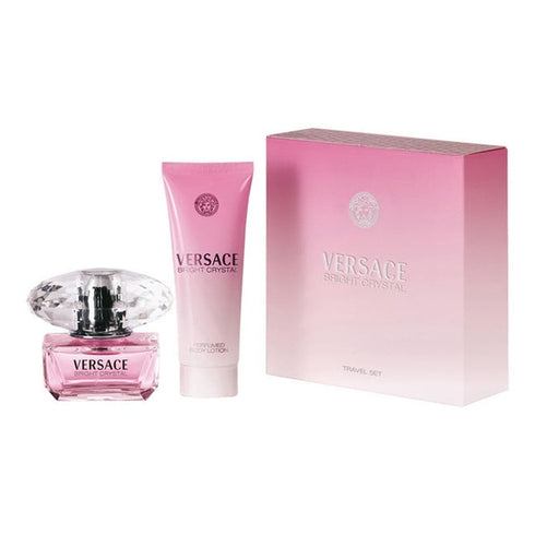 Versace Bright Crystal Gift Set 50ml EDT + 100ml Body Lotion