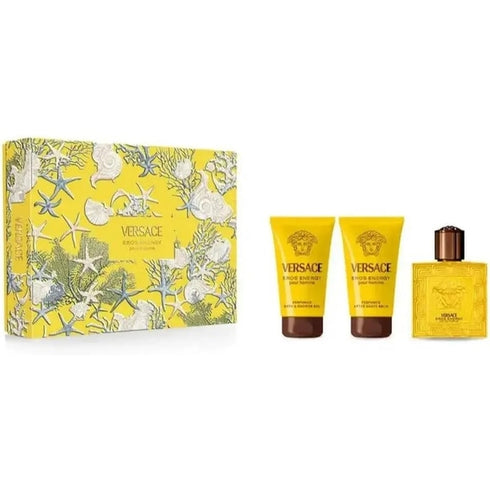 Versace Eros Energy Gift Set 50ml EDP + 50ml Shower Gel + 50ml Aftershave Balm