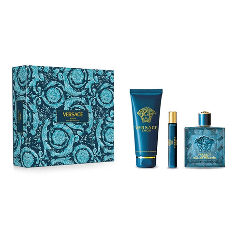 Versace Eros Parfum Gift Set 100ml Parfum + 10ml Parfum + 150ml Shower Gel