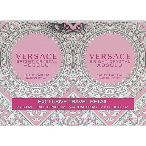 Versace Gift Set 30ml Bright Crystal EDT + 30ml Bright Crystal Absolu EDP