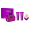 Versace Pour Femme Dylan Purple Gift Set 100ml EDP + 100ml Shower Gel + 100ml Body Lotion + Bag