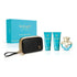 Versace Pour Femme Dylan Turquoise Gift Set 100ml EDT + 100ml Shower Gel + 100ml Body Lotion + Bag