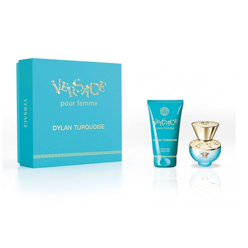 Versace Pour Femme Dylan Turquoise Gift Set 30ml EDT + 50ml Body Lotion