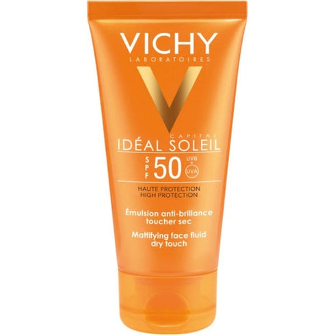 Vichy Idéal Soleil Dry Touch Face Cream SPF50 50ml - For Combination And Dry Skin
