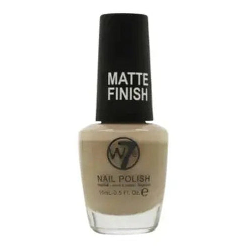 W7 Matte Nail Polish 15ml - 158 Matte Latte