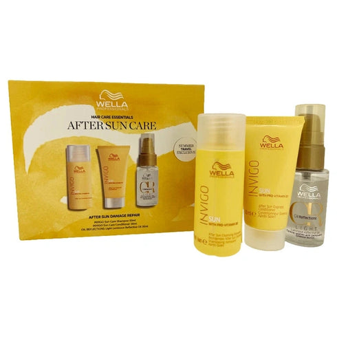 Wella Sun Set: Sun Shampoo 50ml + Sun Conditioner 30ml + Oil Reflection Light 30ml