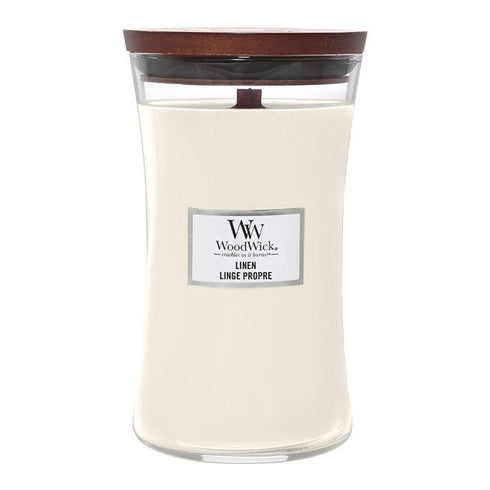WoodWick Hourglass Scented Candle 609g - Linen
