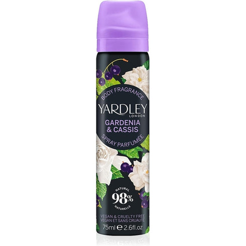 Yardley Gardenia & Cassis Body Spray 75ml Spray