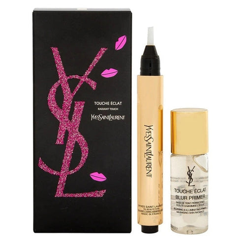 Yves Saint Laurent Touche Éclat Radiant Touch Gift Set 2.5ml Touche Éclat - 01 + 10ml Blur Primer