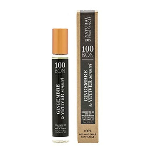 100BON Gingembre & Vétiver Sensuel Eau de Parfum Concentrate 15ml Spray