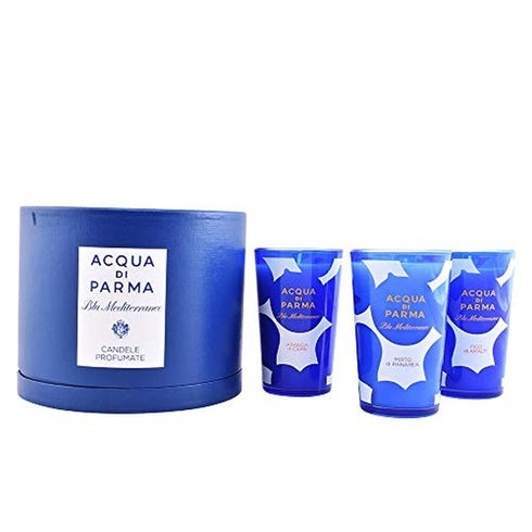 Acqua di Parma Blu Mediterraneo Collection Gift Set 3 x 65g Candles