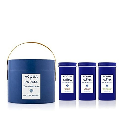 Acqua di Parma Blu Mediterraneo The Soap Harvest Gift Set 3 x 70g Powder Soap