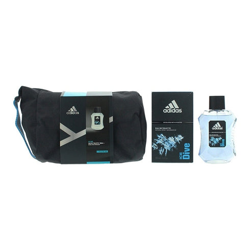 Adidas Ice Dive Gift Set 100ml EDT + Toiletry Bag