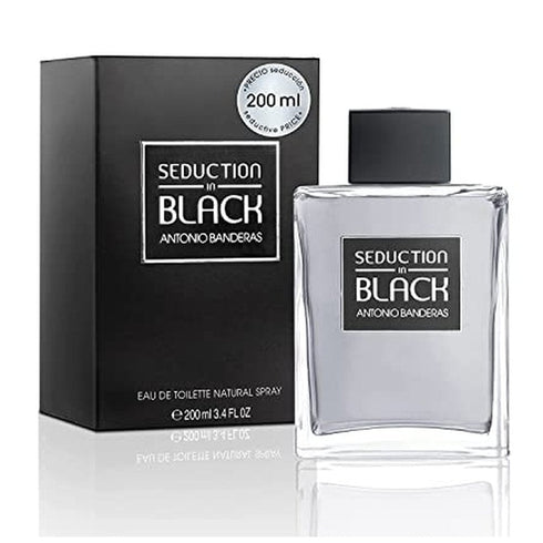 Antonio Banderas Seduction In Black Eau de Toilette 200ml Spray