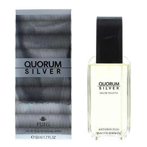 Antonio Puig Quorum Silver Eau de Toilette 50ml Spray