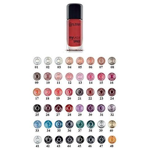Astra My Laque 5 Free Nail Polish 12ml - 37 Esmerald