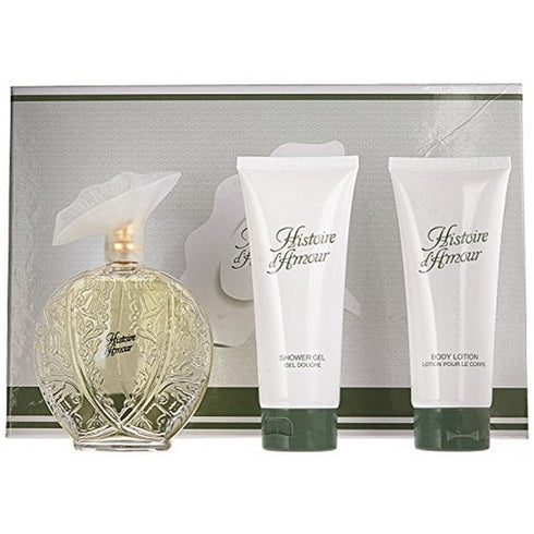 Aubusson Historie d'Amour Gift Set 100ml EDP + 100ml Body Lotion + 100ml Shower Gel
