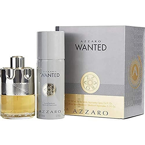 Azzaro Wanted Gift Set 100ml EDT + 150ml Deodorant Spray