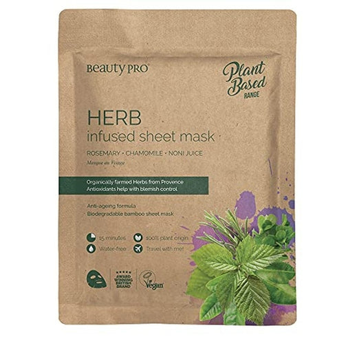 Beauty Pro Herb Infused Sheet Mask - 1 Piece