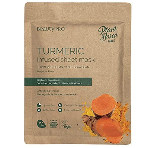 Beauty Pro Turmeric Infused Sheet Mask - 1 Piece