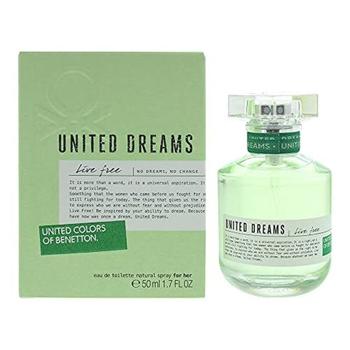Benetton United Dreams Live Free Eau de Toilette 50ml Spray