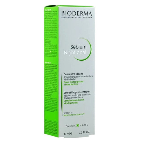 Bioderma Sébium Night Peel Smoothing Concentrate 40ml