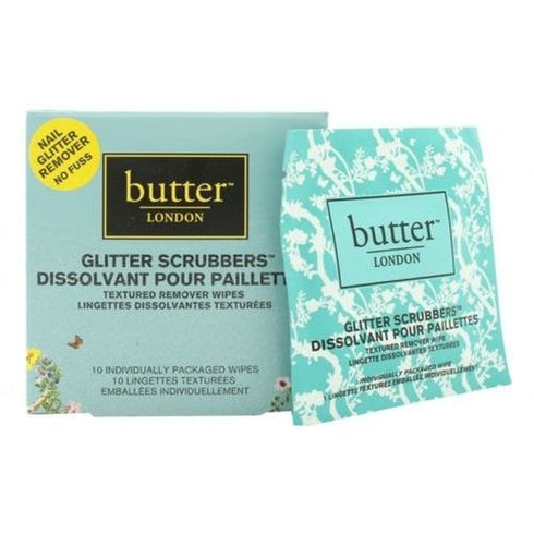 Butter London Scrubbers 2in1 Prep & Remover Wraps 10 Pieces
