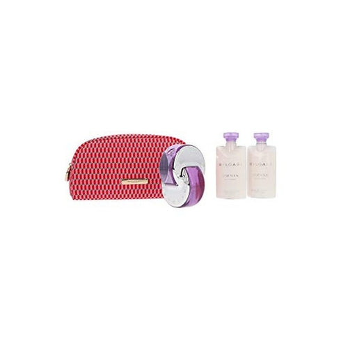Bvlgari Omnia Amethyste Gift Set 65ml EDT + 2 x 75ml Body Lotion + Pouch