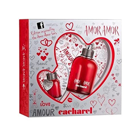 Cacharel Amor Amor Gift Set 100ml EDT + 30ml EDT