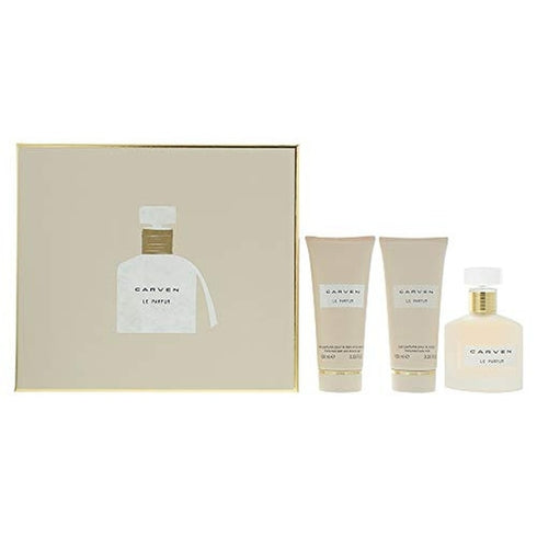 Carven Le Parfum Gift Set 100ml EDP + 100ml Body Milk + 100ml Shower Gel