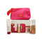Clarins Beauty Flash Balm Holidays Gift Set 50ml Beauty Flash Balm + 50ml Gentle Renewing Cleansing Mousse + 1.4ml Lip Comfort Oil - 04 Pitaya + Bag