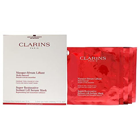 Clarins Super Restorative Instant Lift Serum-Mask 5 x Sheet Masks