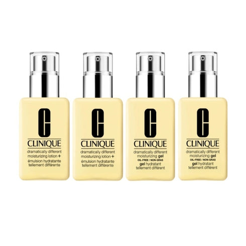 Clinique Dramatically Different Gift Set 2 x 125ml Moisturizing Lotion + 2 x 125ml Oil-Free Gel