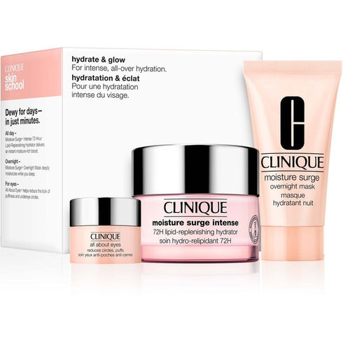 Clinique Moisture Surge Gift Set 50ml Moisture Surge Intense 72H Hydrator + 30ml Moisture Surge Overnight Mask + 5ml All About Eyes Cream