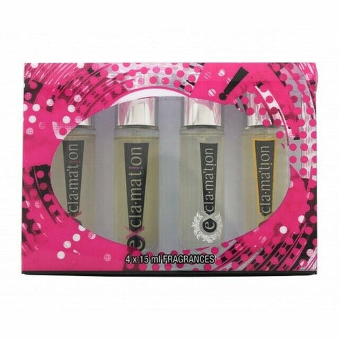 Coty Exclamation Gift Set 15ml Cologne + 15ml Exclamation Diva EDP + 15ml Exclamation Minx EDP + 15ml Wild Musk EDT