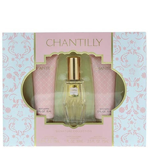 Dana Chantilly Gift Set 30ml EDT + 75ml Body Lotion + 75ml Body Wash