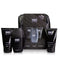 Dana Rapport Black Gift Set 100ml EDT + 150ml Aftershave Balm + 150ml Shower Gel + Wash Bag