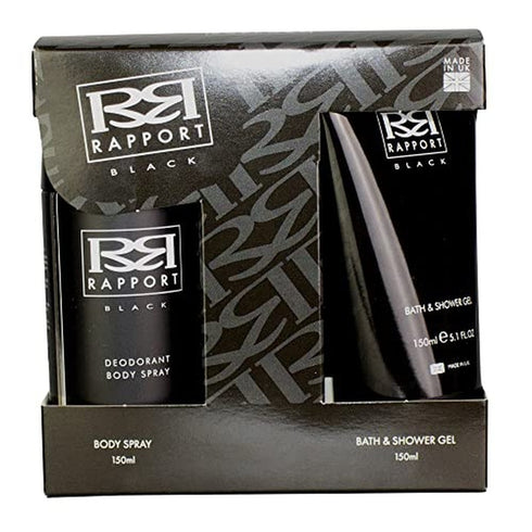 Dana Rapport Black Gift Set 150ml Shower Gel + 150ml Deodorant Body Spray