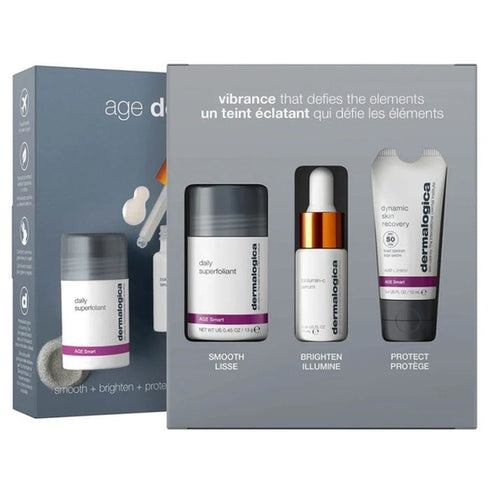 Dermalogica Age Defense Kit 13g Daily Superfoliant + 10ml Biolumin-C Serum + 12ml Dynamic Skin Recovery SPF50