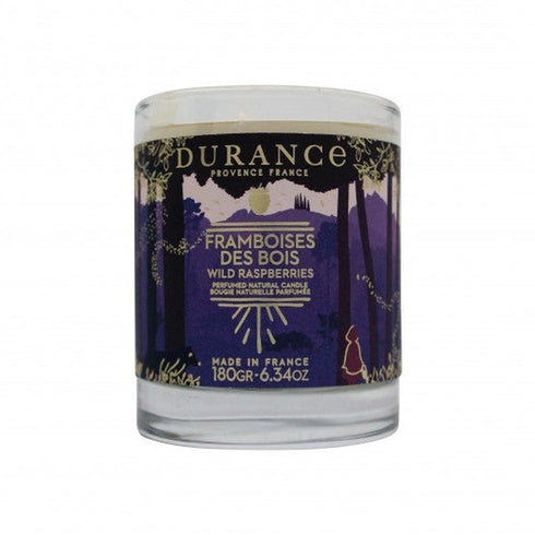 Durance Provence France Raspberry of the Woods Perfumed Natural Candle 180g