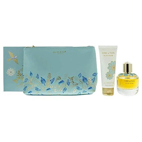 Elie Saab Girl of Now Gift Set 50ml EDP + 75ml Body Lotion + Pouch