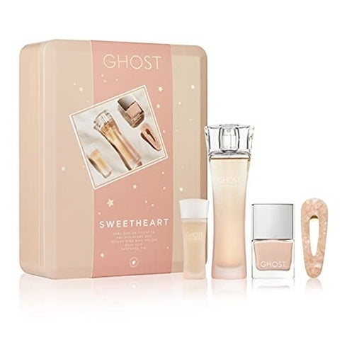 Ghost Sweetheart Gift Set 30ml EDT + 5ml EDT + 10ml Nude Nail Polish + Hair Clip